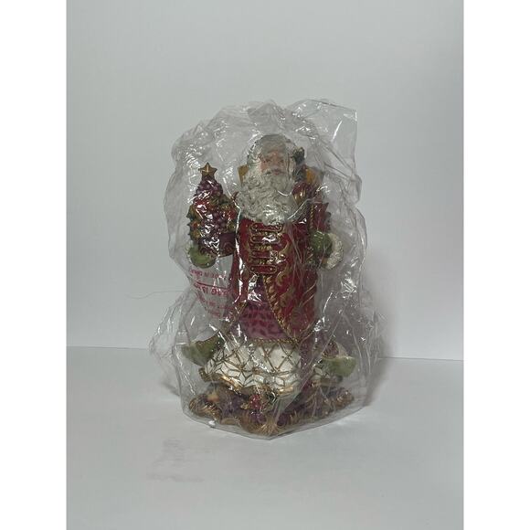 Fitz & Floyd Renaissance Musical Santa Figurine W/box - Deck The Halls - Picture 4 of 11